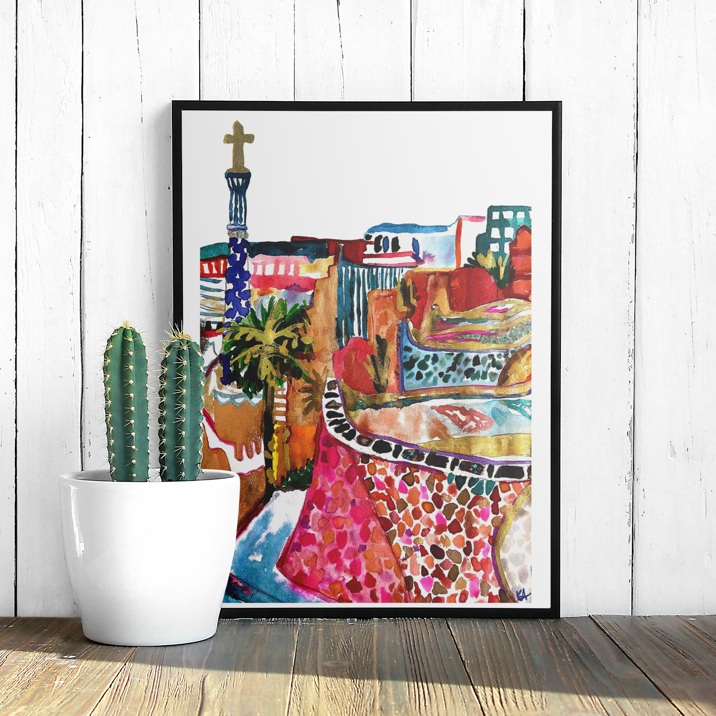 Park Güell Art Print