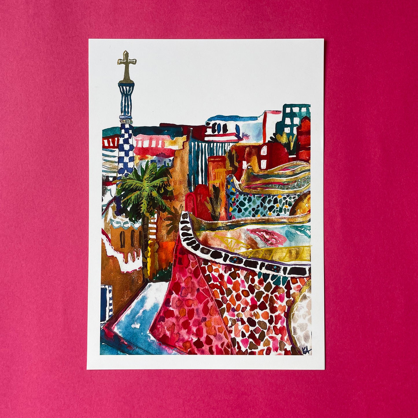Park Güell Art Print