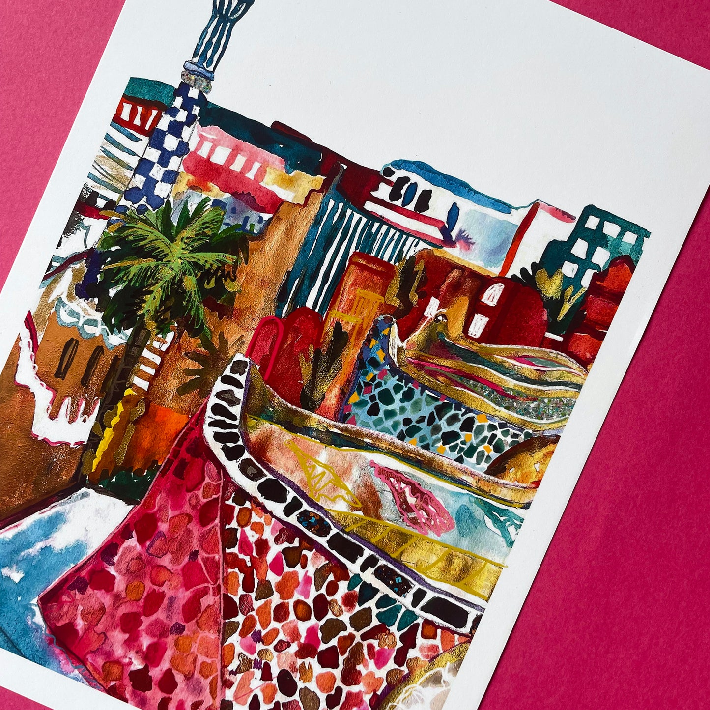 Park Güell Art Print