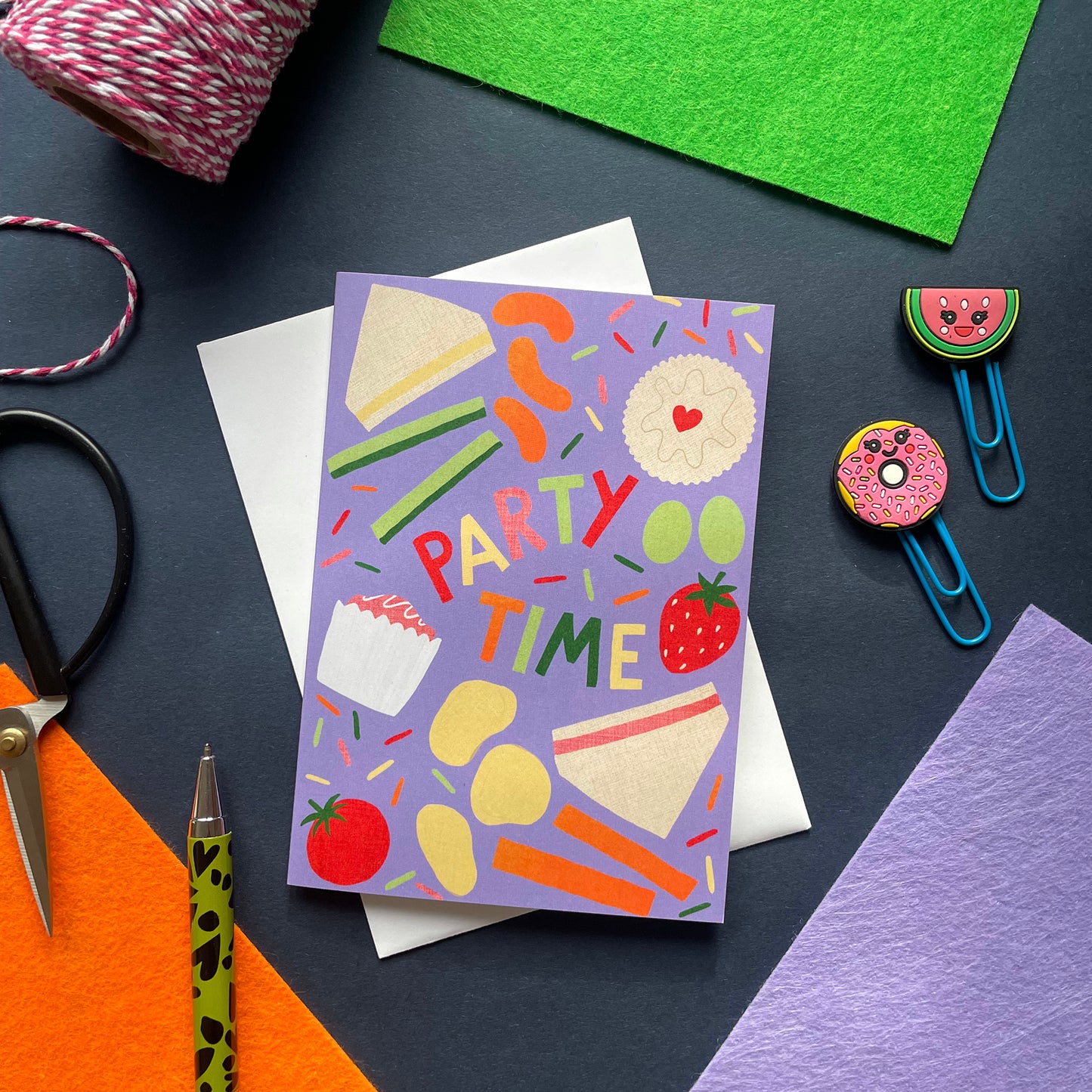 Party Time Birthday Card