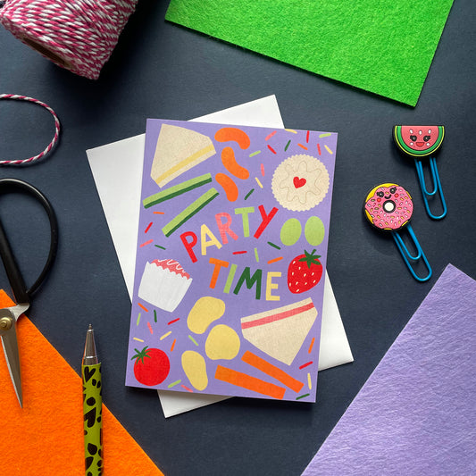 Party Time Birthday Card