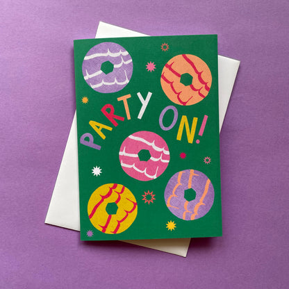 Party On Birthday Card
