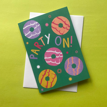 Party On Birthday Card