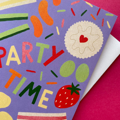 Party Time Birthday Card