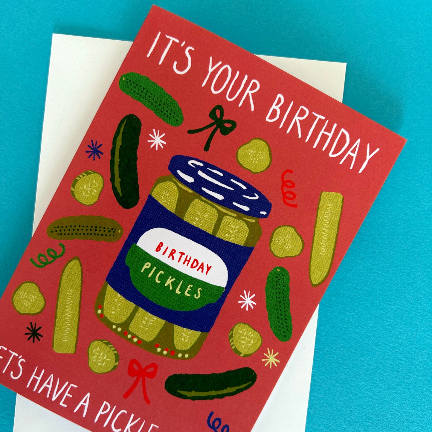 Pickle Party Birthday Card