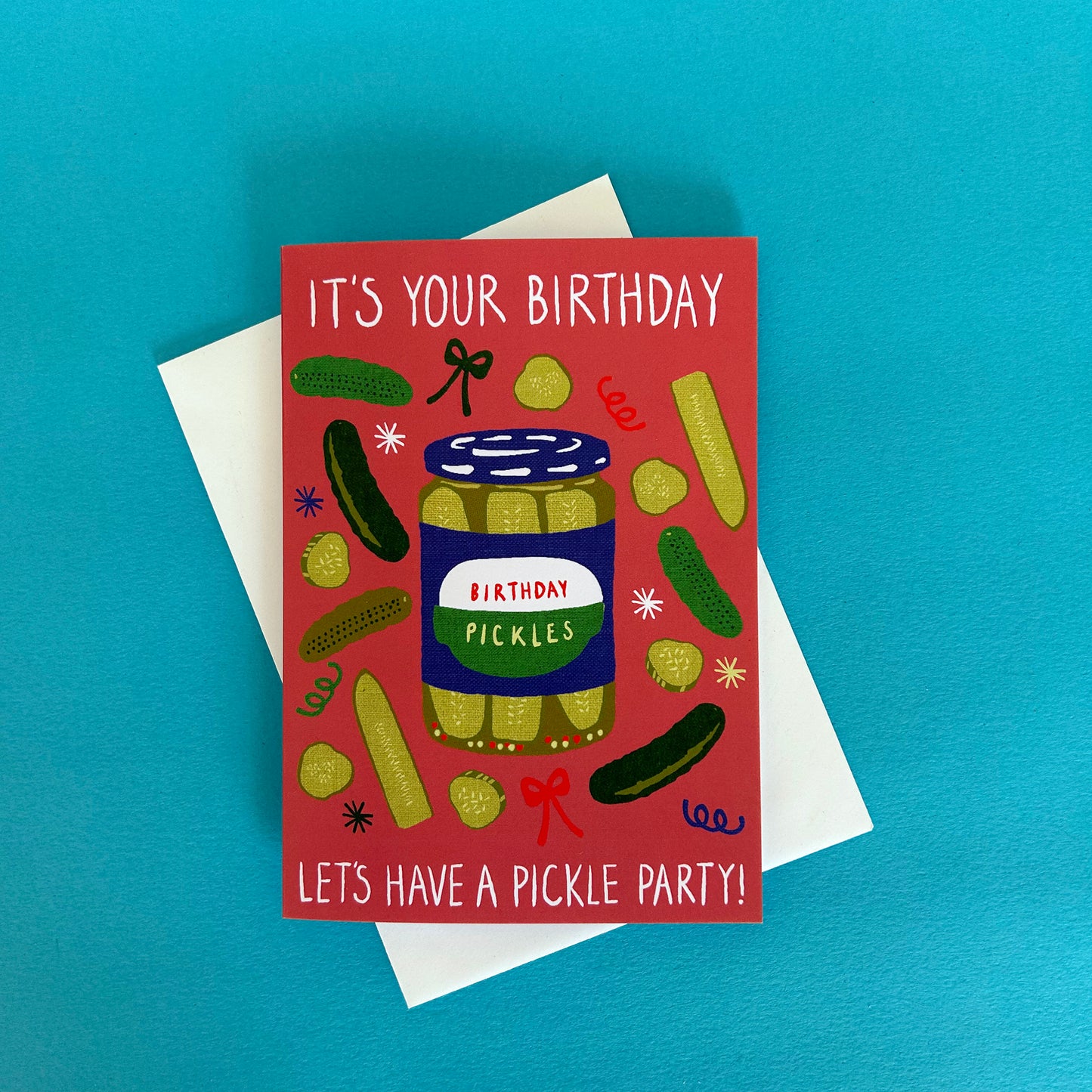 Pickle Party Birthday Card