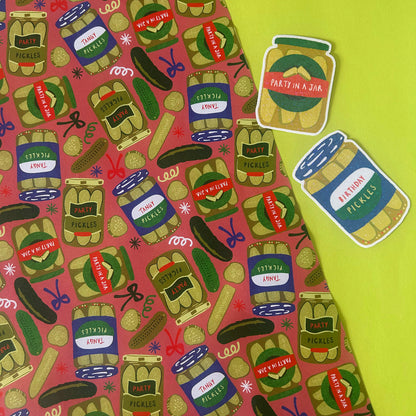 Pickle Party Gift Wrap