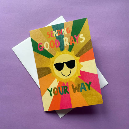 Sending Good Rays Card