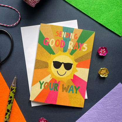 Sending Good Rays Card