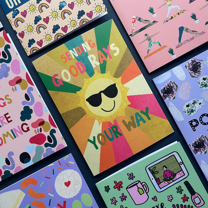 Sending Good Rays Card