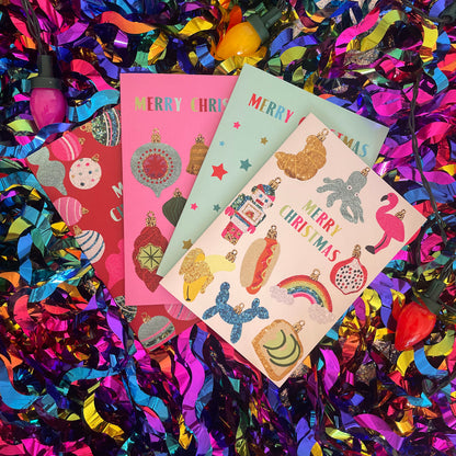 Trinkets Christmas Small Bundle – 8 Cards 2 Wrap
